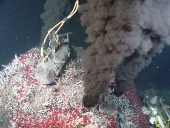 An underwater hydrothermal vent, or "black smoker." (Photo: NOAA)